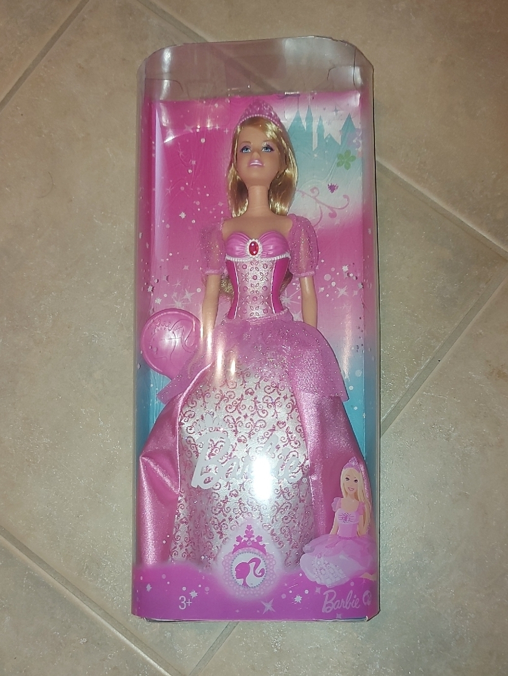 Barbie Pink Sparkle Princess Doll with Gem Bodice